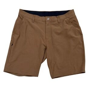 BYLT Premium Basic Kinetic Shorts Brown Performance Golf Hiking Men's Size 36
